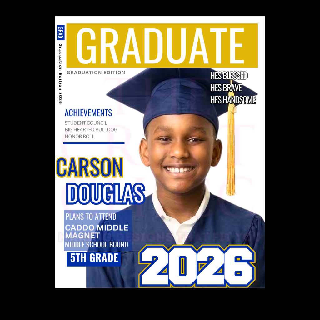 CUSTOM GRADE SCHOOL GRAD PACKAGES