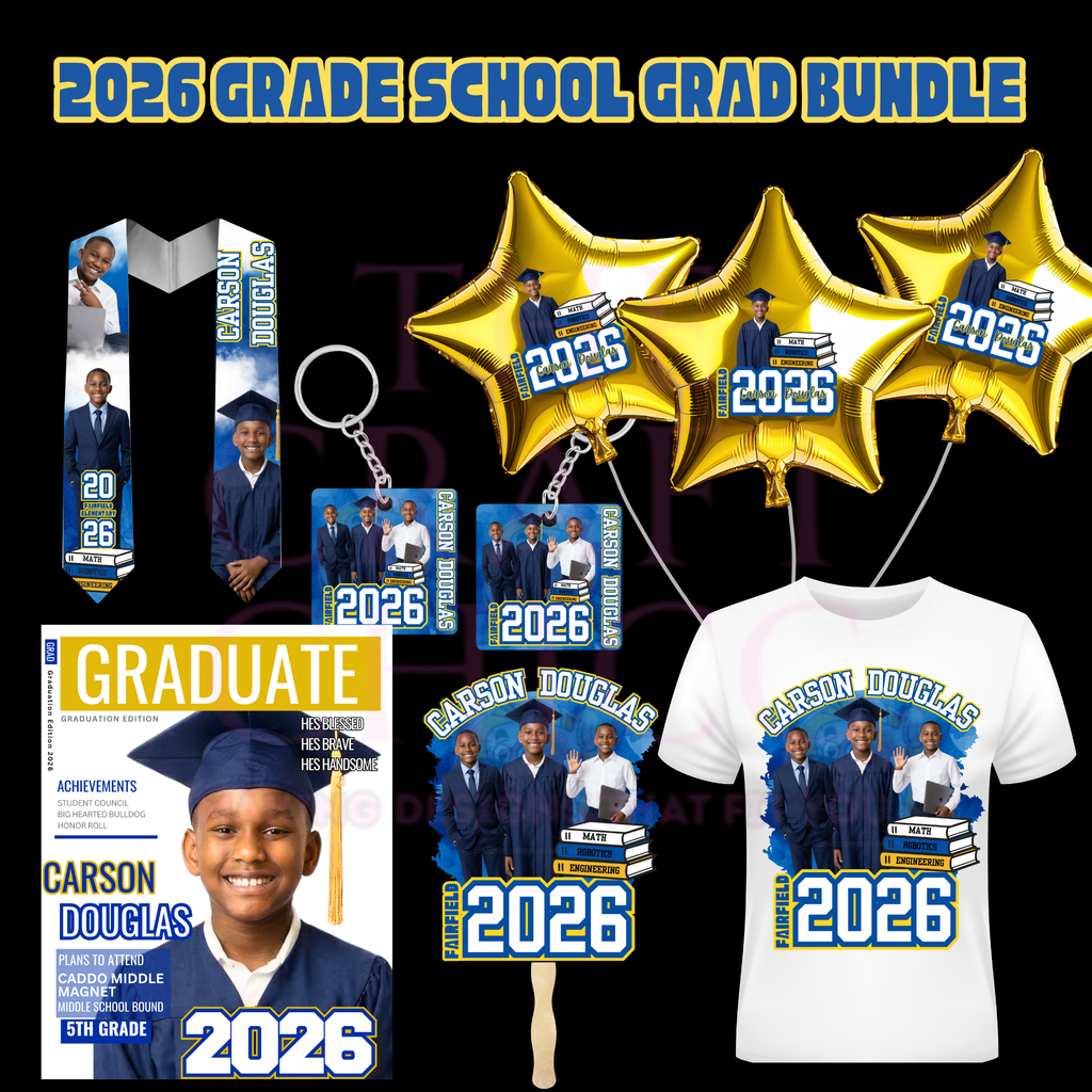 CUSTOM GRADE SCHOOL GRAD PACKAGES